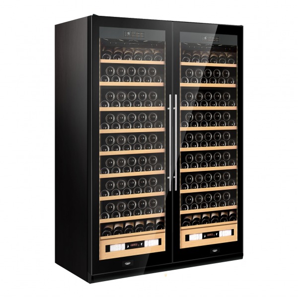SD800 double doors wine cooler (black)