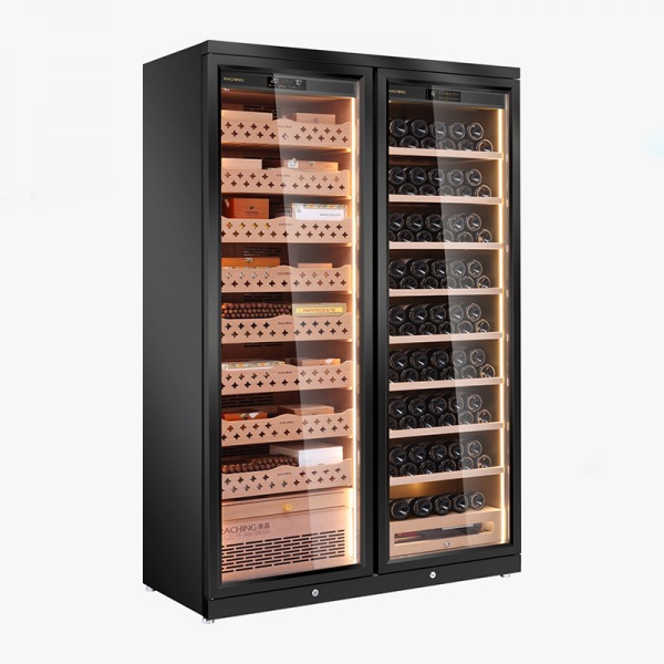 CD1200 cigar and wine